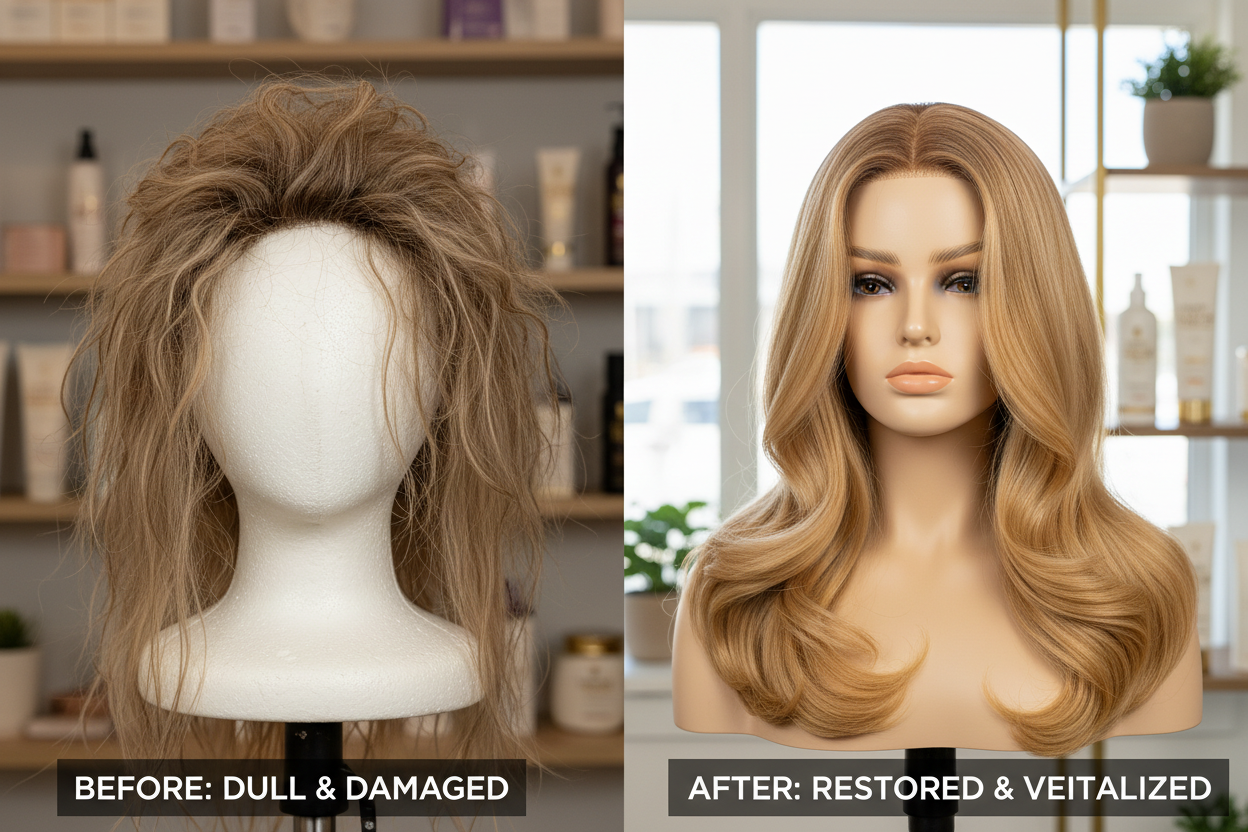Wig Laundry - Reviving old wigs back to 'life'